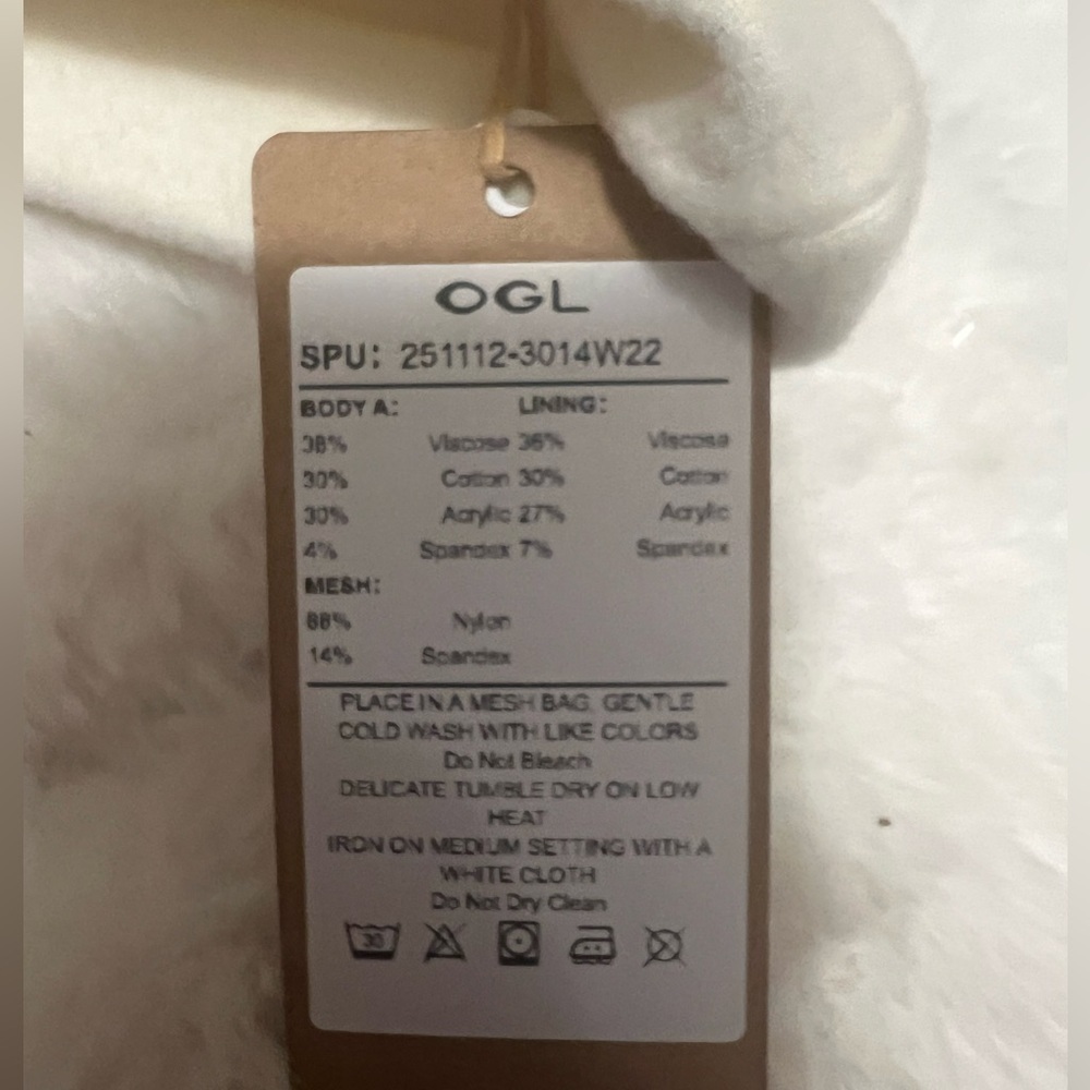 OGL MaxWarm Bottom Banded V Neck long sleeve Top size L Large - Picture 5 of 10
